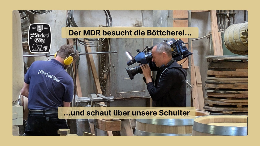Unsere Arbeit wird mit der Kamera begleitet