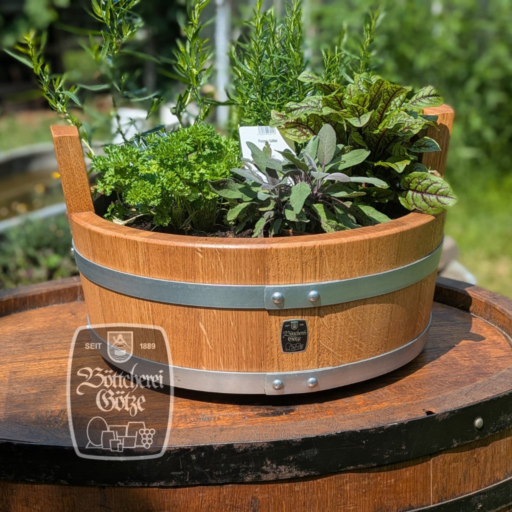 Die geböttcherte Kräuterschale mit Handdauben - hergestellt in Dresden