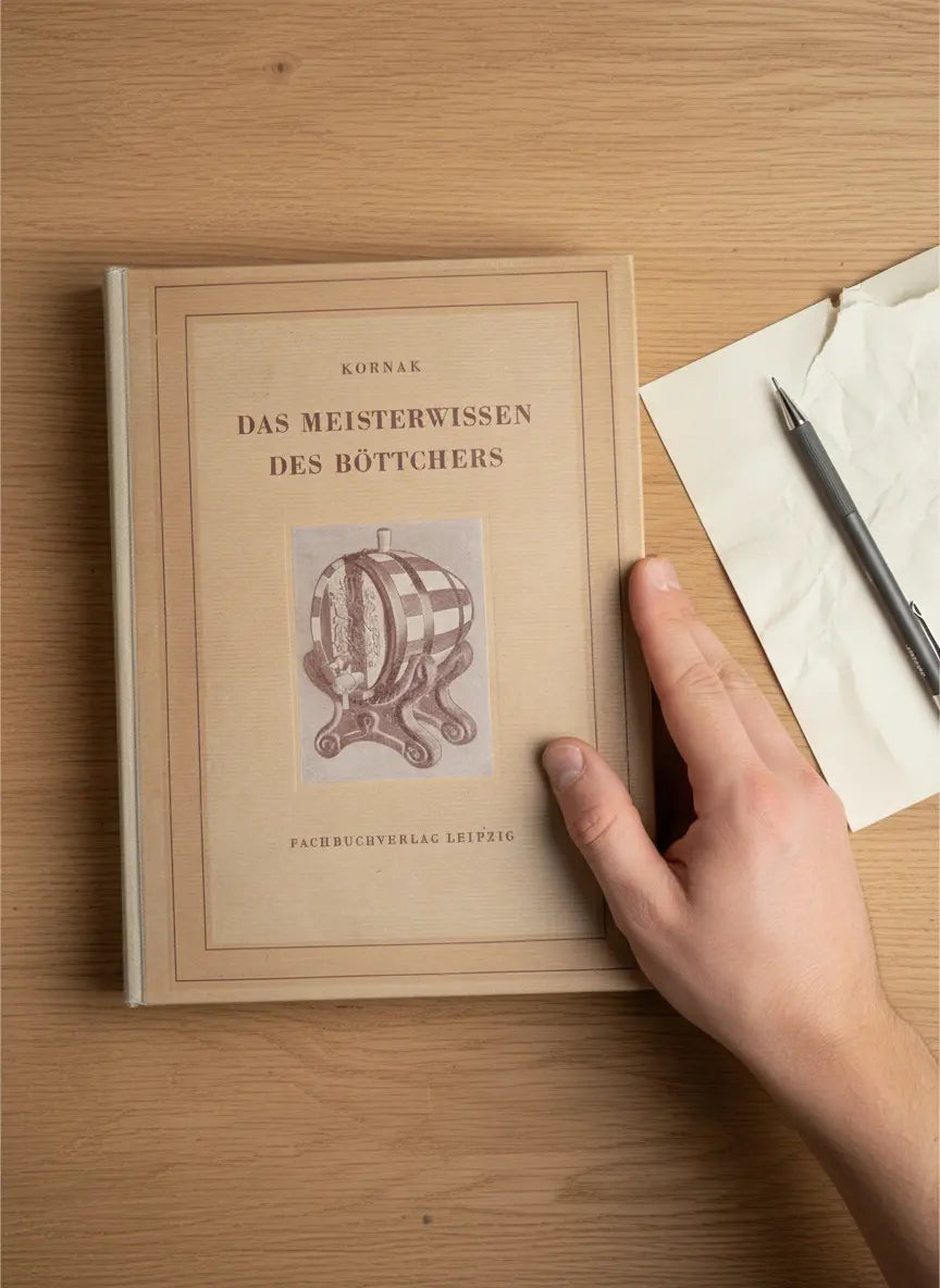 Der "Kornak" das wohl beste Fachbuch für den Böttchermeister im deutschsprachigen Raum