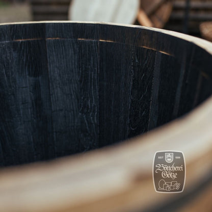 Innenwand ausgefeuert - Pyrolyseschicht gegen Verrottung